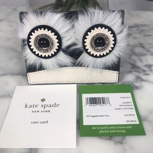 kate spade Accessories - Kate Spade Black White Penguin Card Holder Dashing kate spade Accessories - Kate Spade Black White Penguin Card Holder Dashing